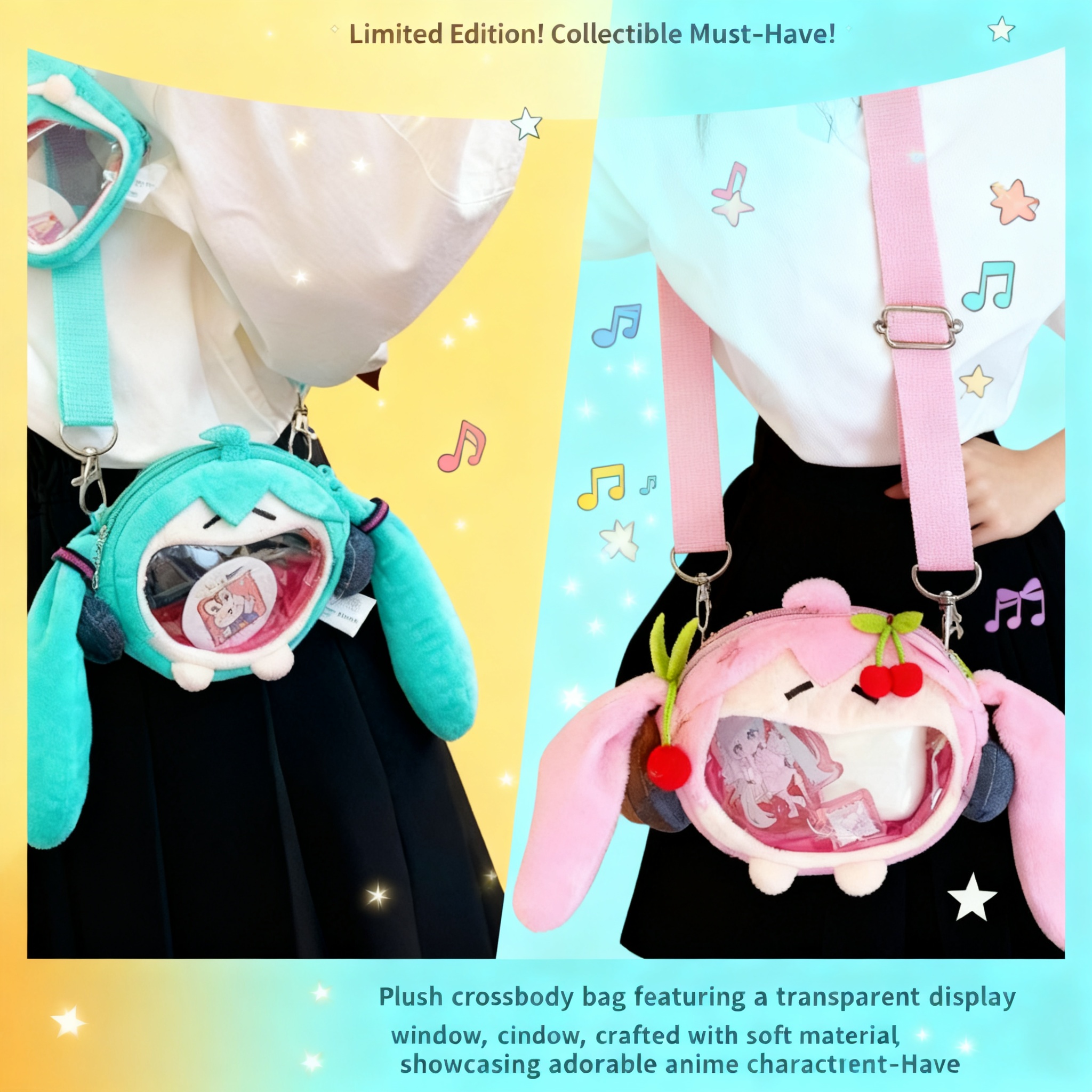 Kids Toys Idea - Cartoon New Miku Hatsune Coin Purse