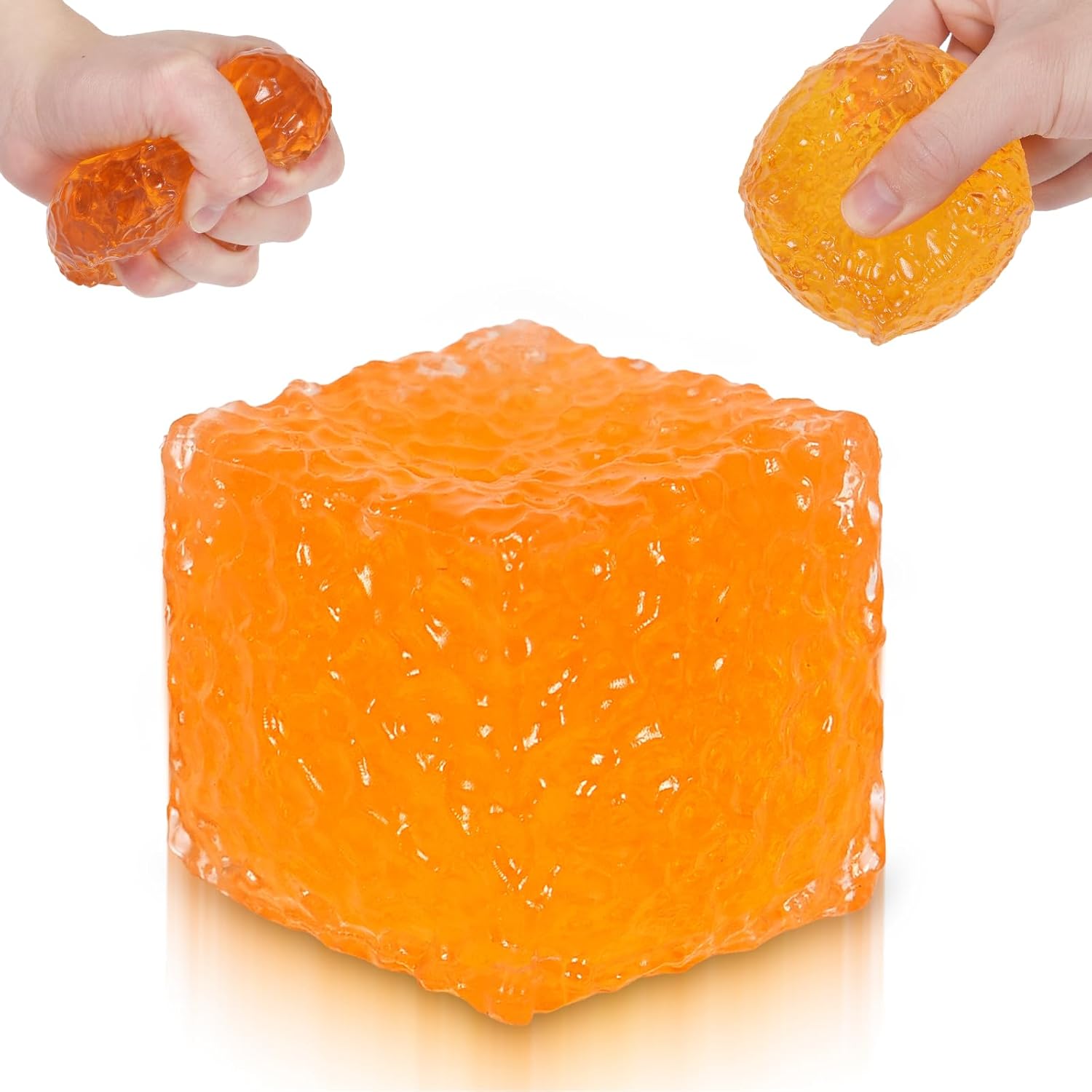 Kids' Toys - Frosted Honeycomb Ice Cube Squishy Toy,