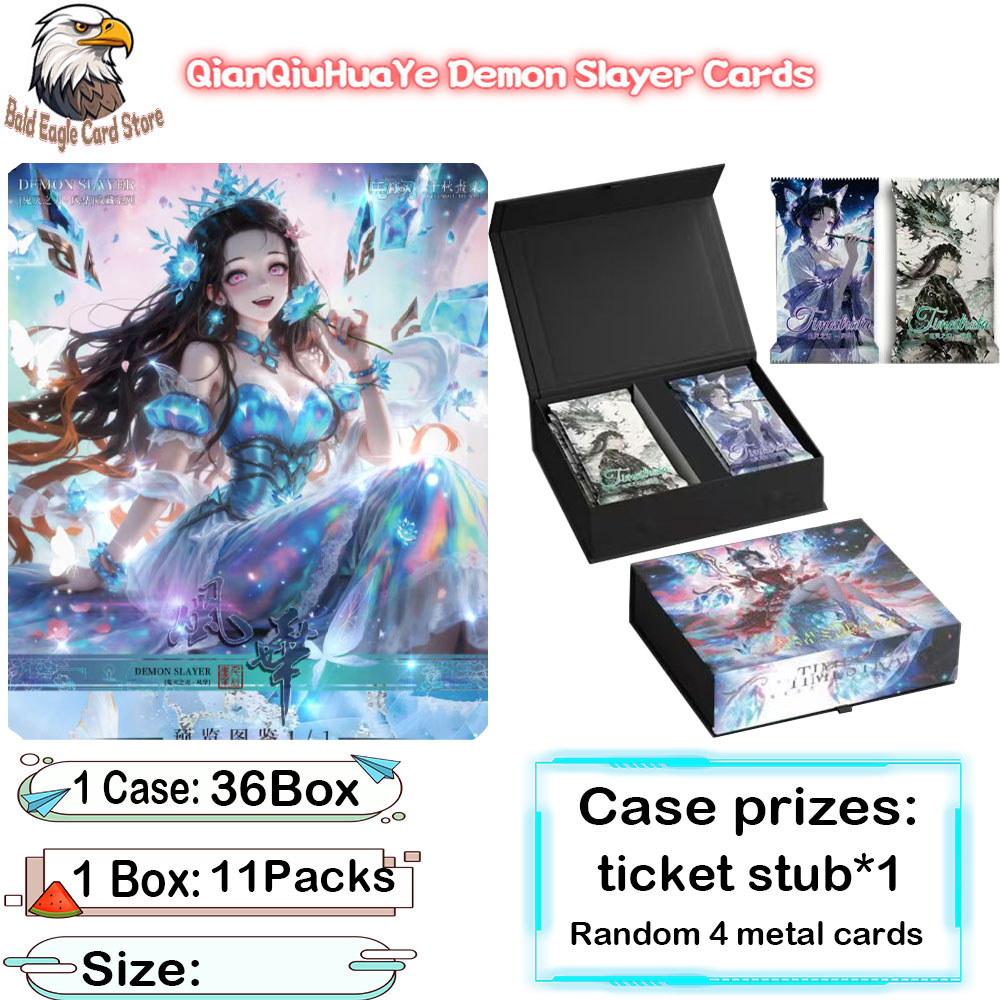 Kids Toys Deals - Wholesale QianQiuHuaYe Demon Slayer Cards Limited