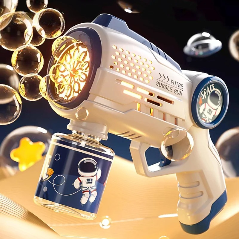 Bubble Machine Outdoor - Electric Space Soap Bubble Gun Automatic