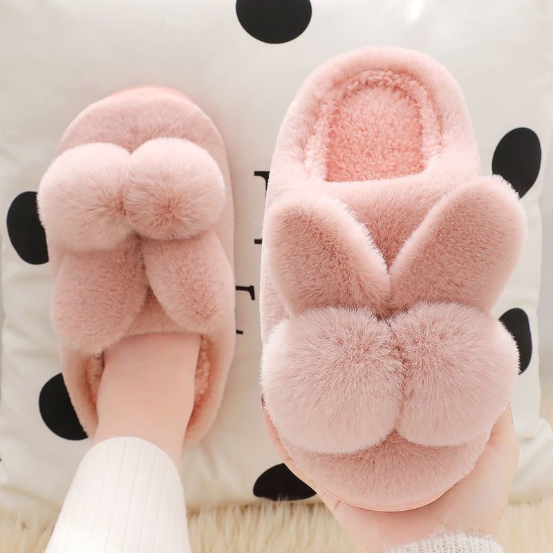 Soft Plush Doll - Winter Warm Cotton Slippers for Women