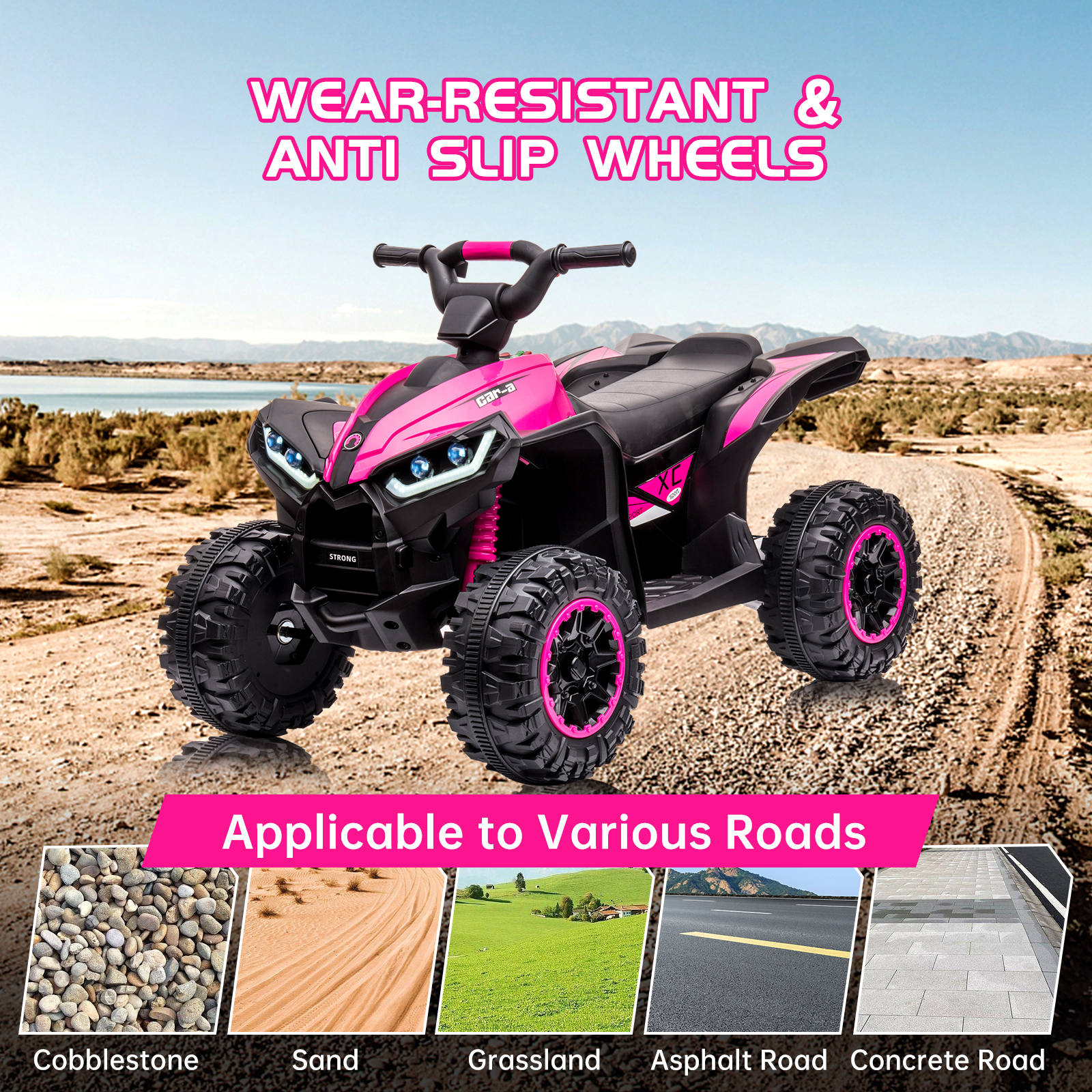 Kids Electric Quad Bike 12V, E - đánh giá và giá Kids Toys Quad