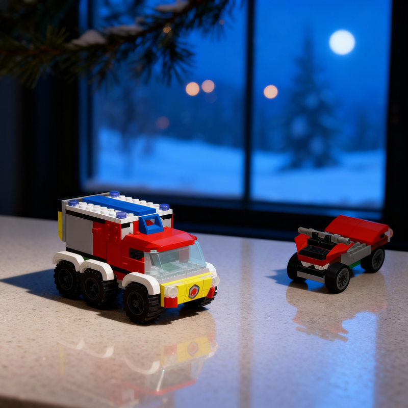 144pcs MOC Fire Truck Quad Cit - đánh giá và giá Kids Toys Quad