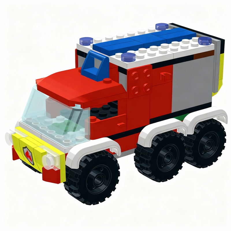 144pcs MOC Fire Truck Quad Cit - đánh giá và giá Kids Toys Quad