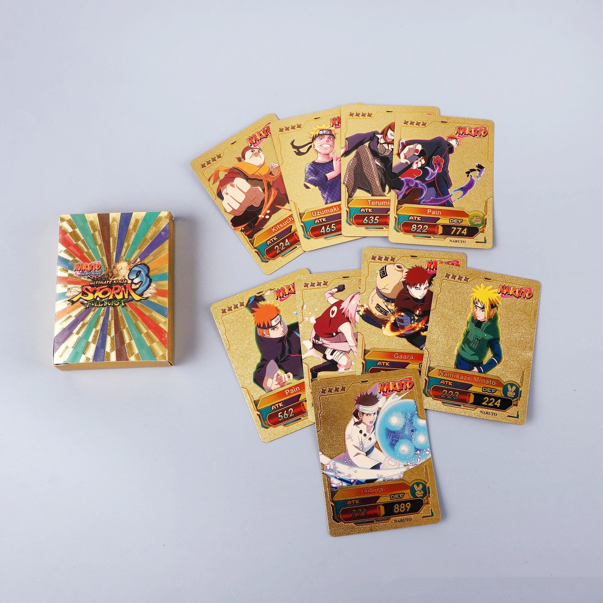 55pcs Naruto Card Gold English - đánh giá và giá Kids Toys Japan