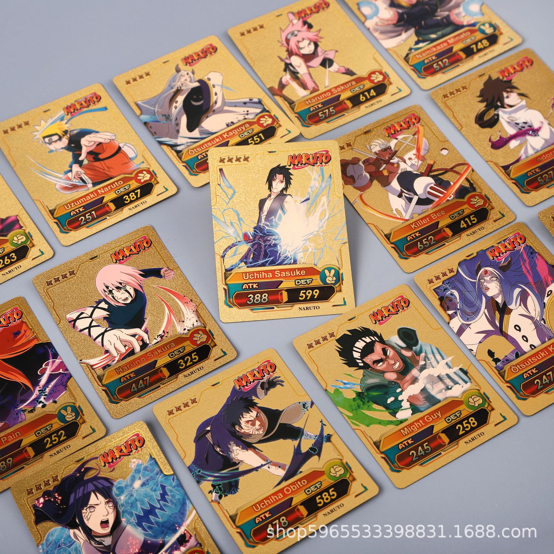 55pcs Naruto Card Gold English - đánh giá và giá Kids Toys Japan