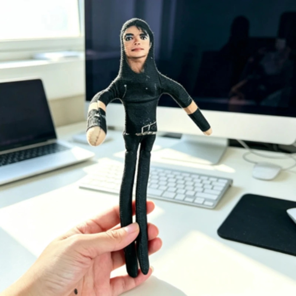 Michael Jackson Movable Joint  - đánh giá và giá Soft Plush Doll