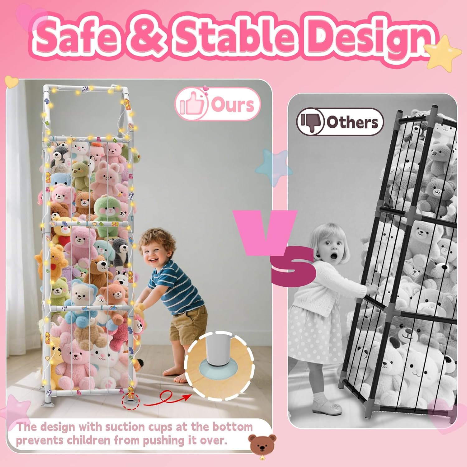 Stuffed Animal Storage with Su - đánh giá và giá Kids' Toys