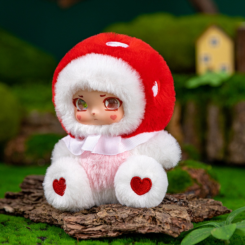 14cm Mushroom Girl Vinyl Plush - đánh giá và giá Soft Plush Doll