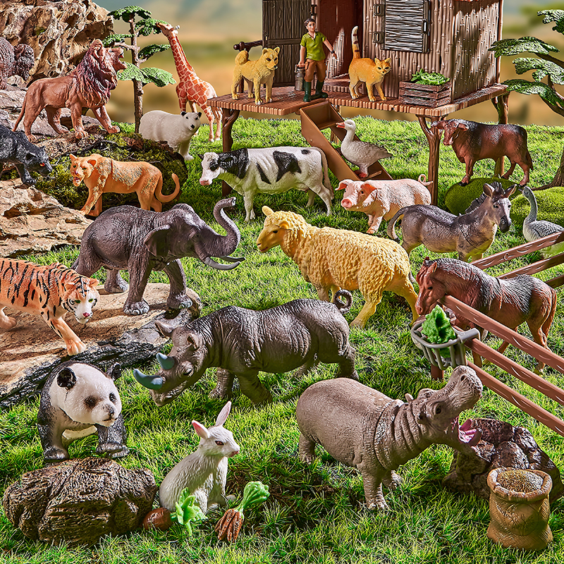 Montessori Toy Wild Farm Dinos - đánh giá và giá Kids Toys Dinosaur