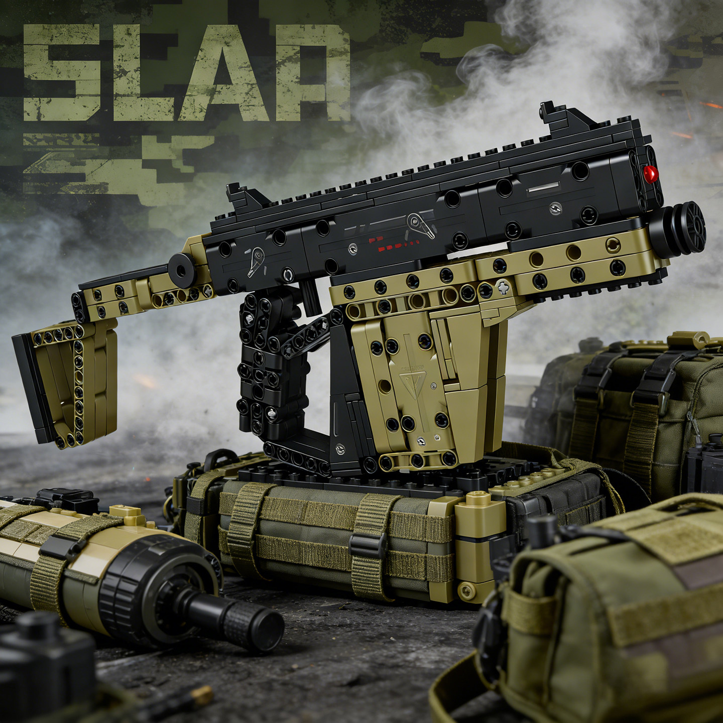 MOC VECTOR SMG Weapon Building - đánh giá và giá Kids Toys Vector
