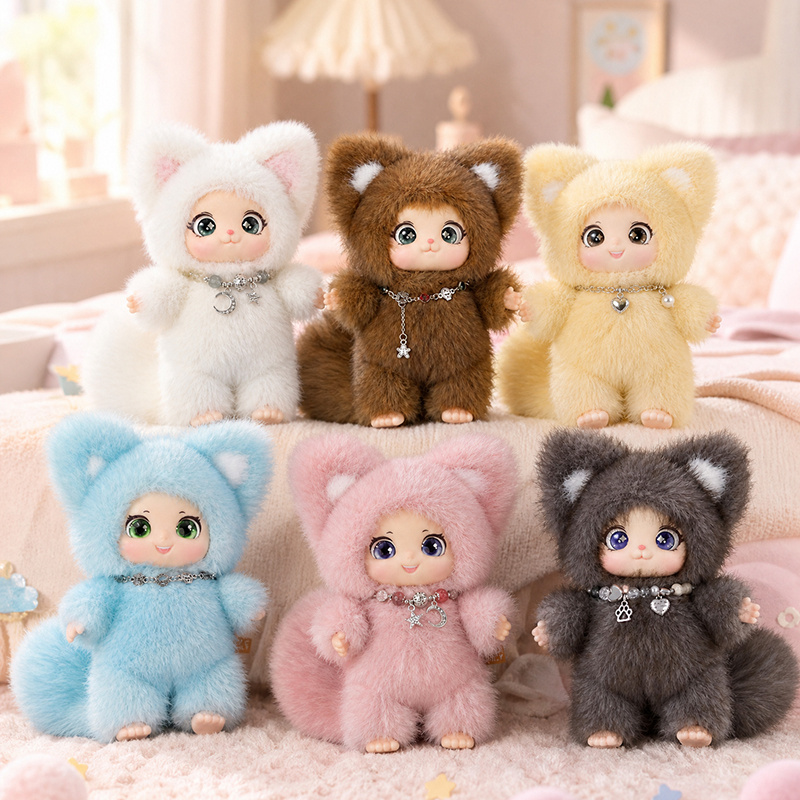 18cm New Cute Family Fox Plush - đánh giá và giá Kids Toys Idea
