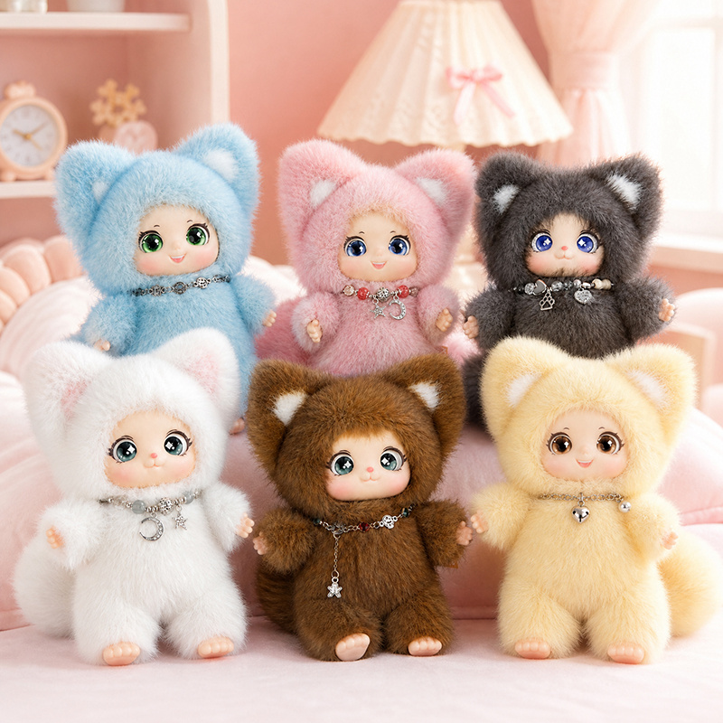18cm New Cute Family Fox Plush - đánh giá và giá Kids Toys Idea