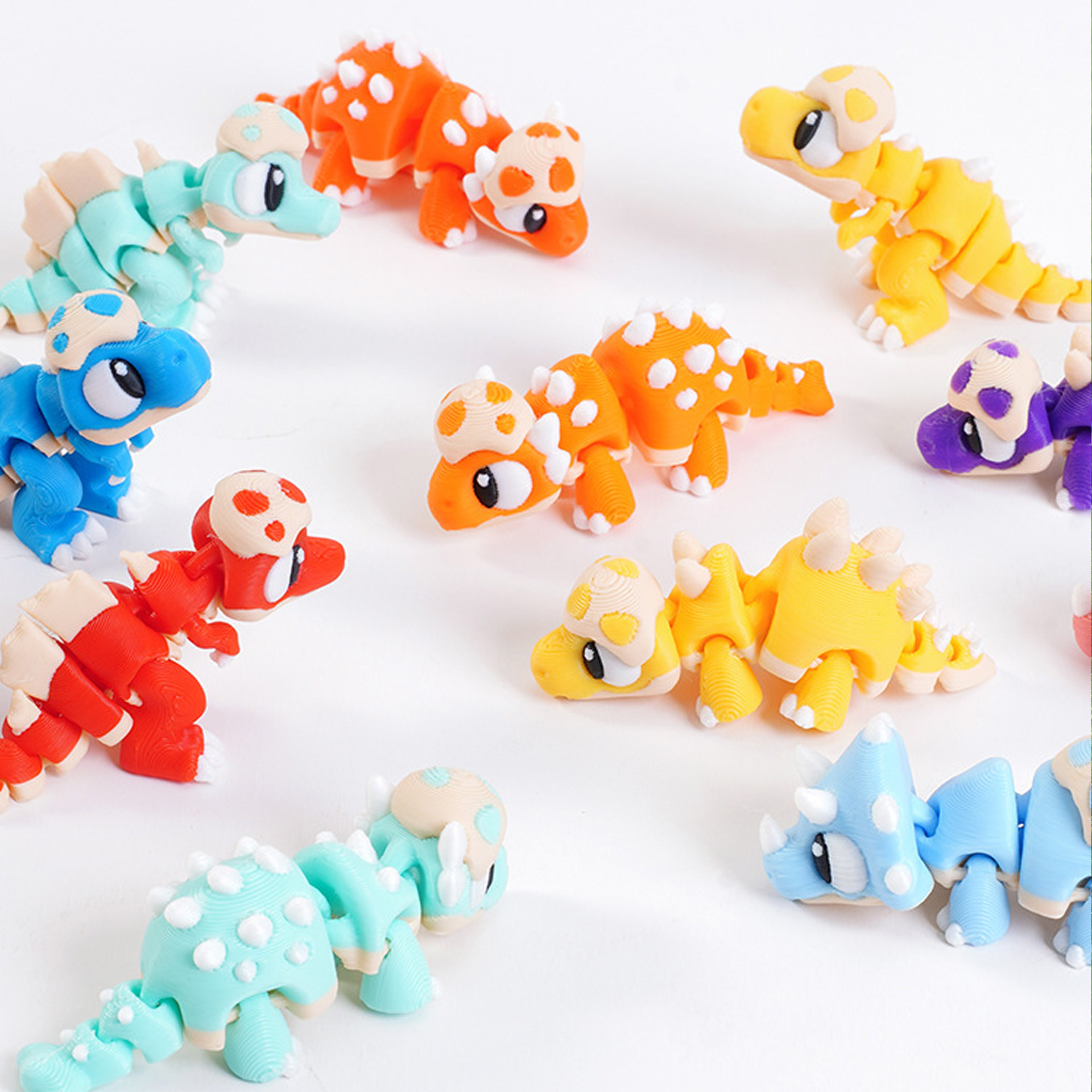 Set 3D Printed Mini Dinosaur T - đánh giá và giá Kids Toys Dinosaur