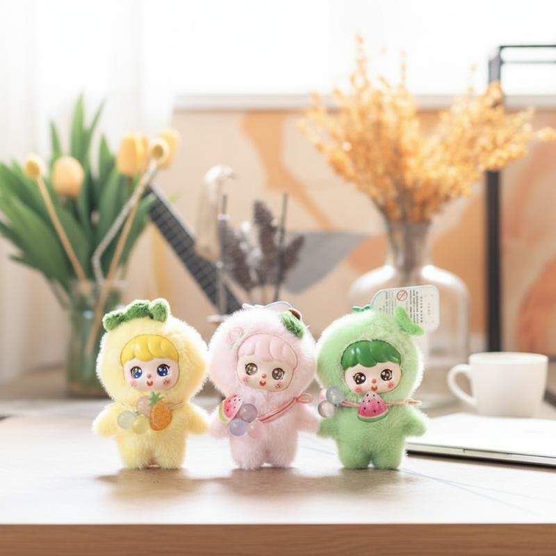 Cute Fruit Plush Doll Keychain - đánh giá và giá Soft Plush Doll