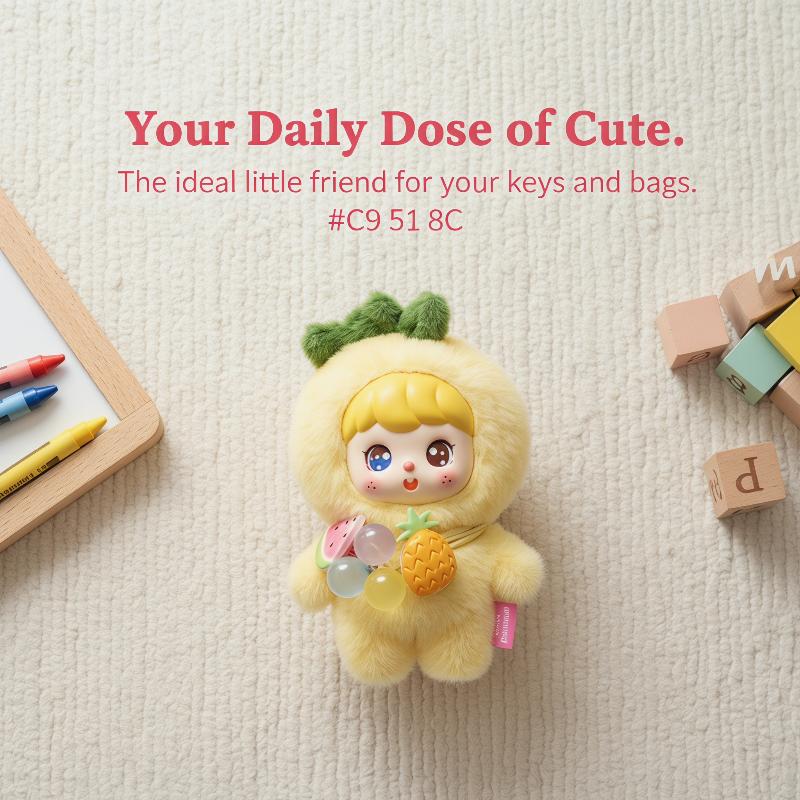 Cute Fruit Plush Doll Keychain - đánh giá và giá Soft Plush Doll