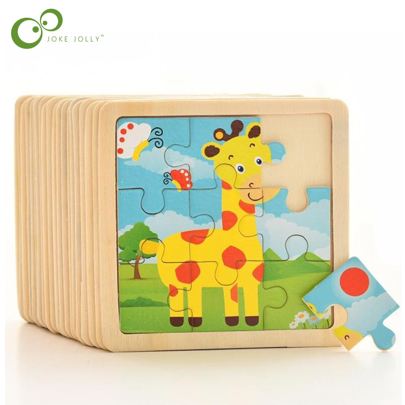 4PCS/lot 3D Wooden Jigsaw Puzz - đánh giá và giá Kids Toys Deals