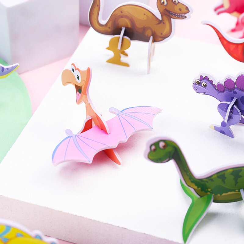 40Pcs Paper Dinosaur 3D Puzzle - đánh giá và giá Kids Toys Dinosaur