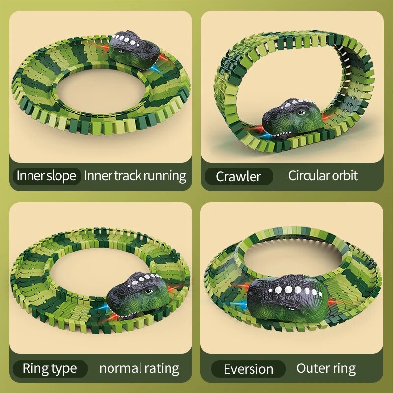 Dinosaur Track Electric Dinosa - đánh giá và giá Kids Toys Dinosaur