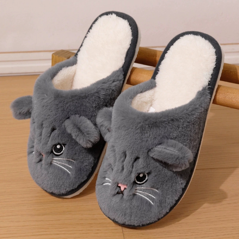 Cartoon Cat Home Slippers for  - đánh giá và giá Soft Plush Doll