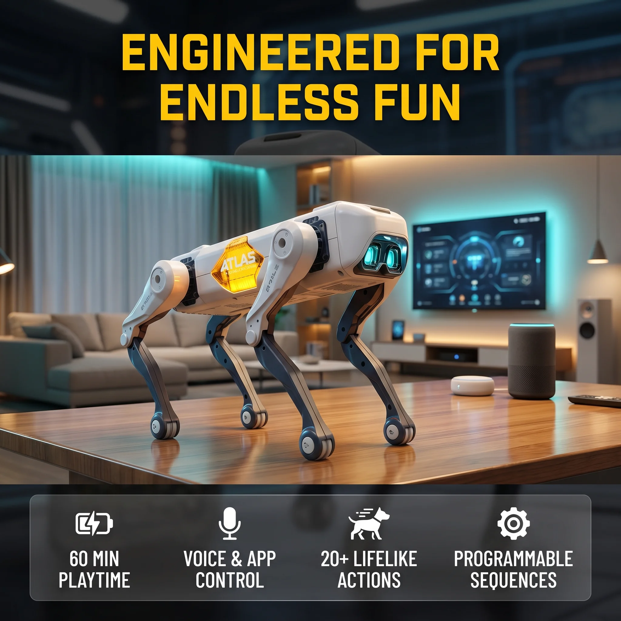 AI Smart Robot Dog, Voice & AP - đánh giá và giá Kids Toys Idea