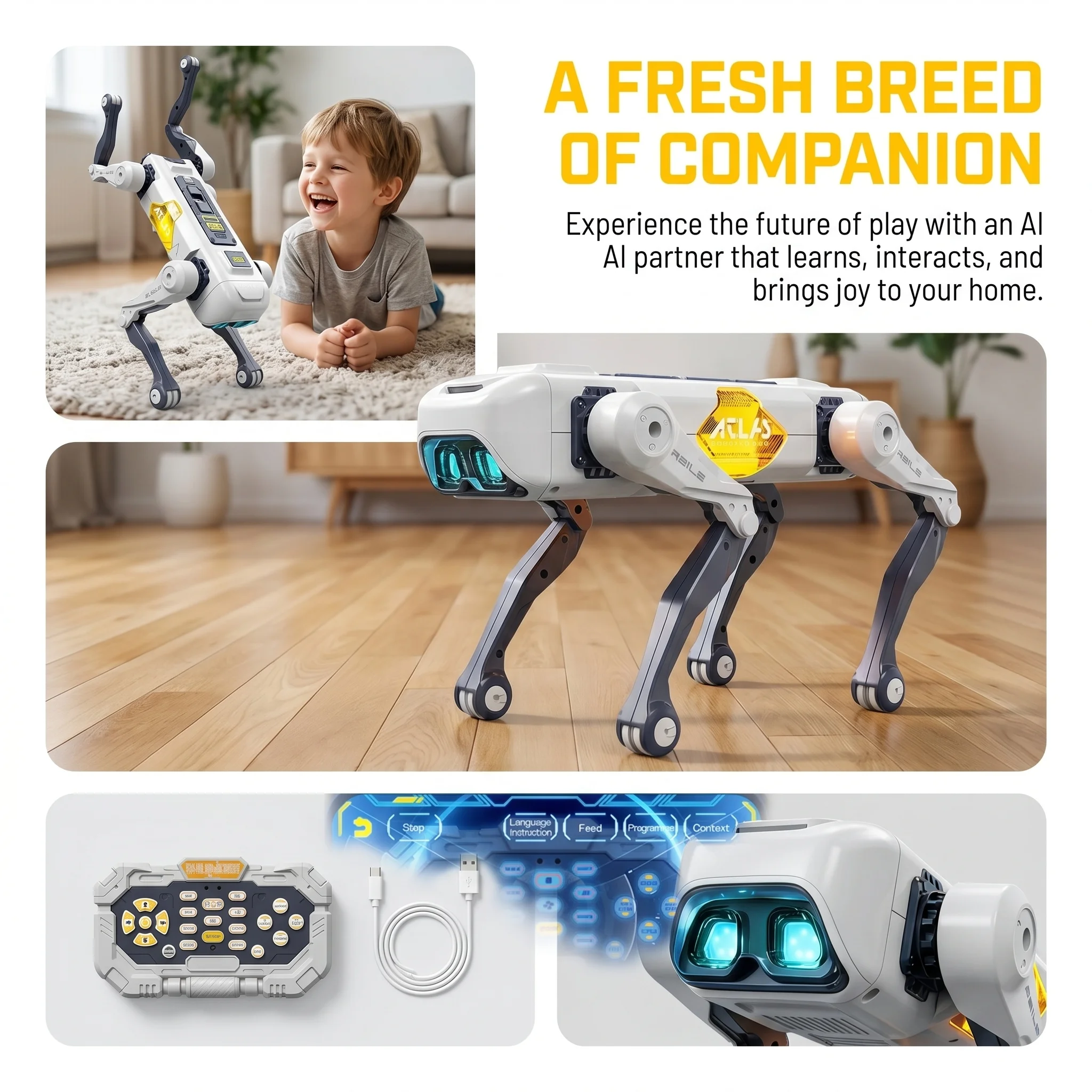 AI Smart Robot Dog, Voice & AP - đánh giá và giá Kids Toys Idea