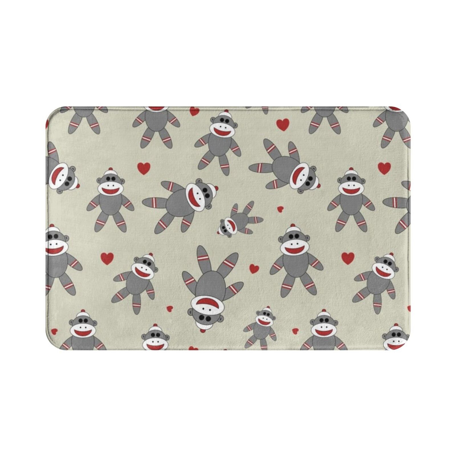 Cute Sock Monkey Carpet Mat Ru - đánh giá và giá Kids Quirky Toys