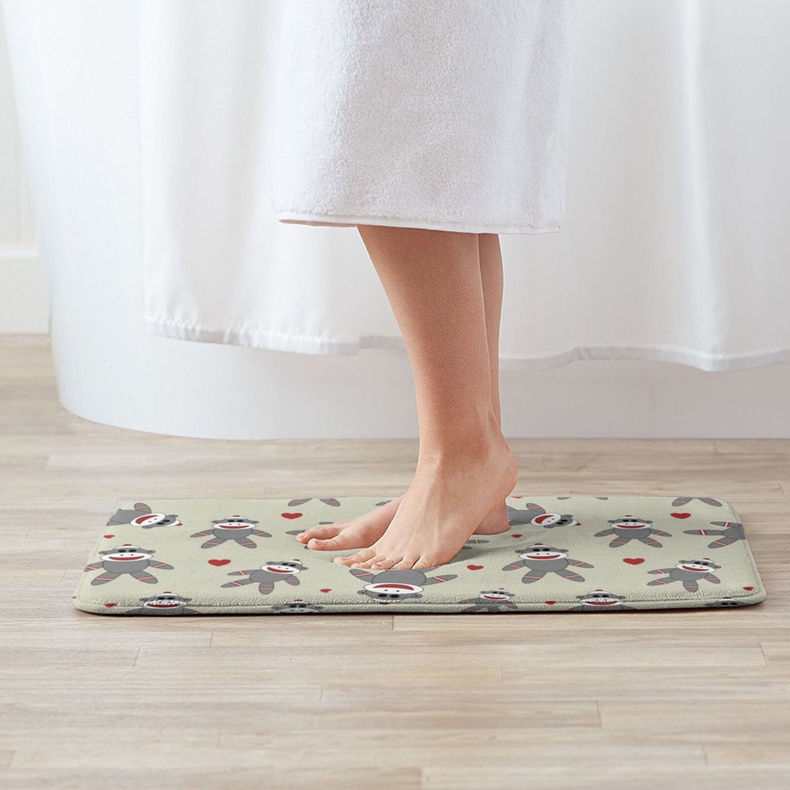 Cute Sock Monkey Carpet Mat Ru - đánh giá và giá Kids Quirky Toys