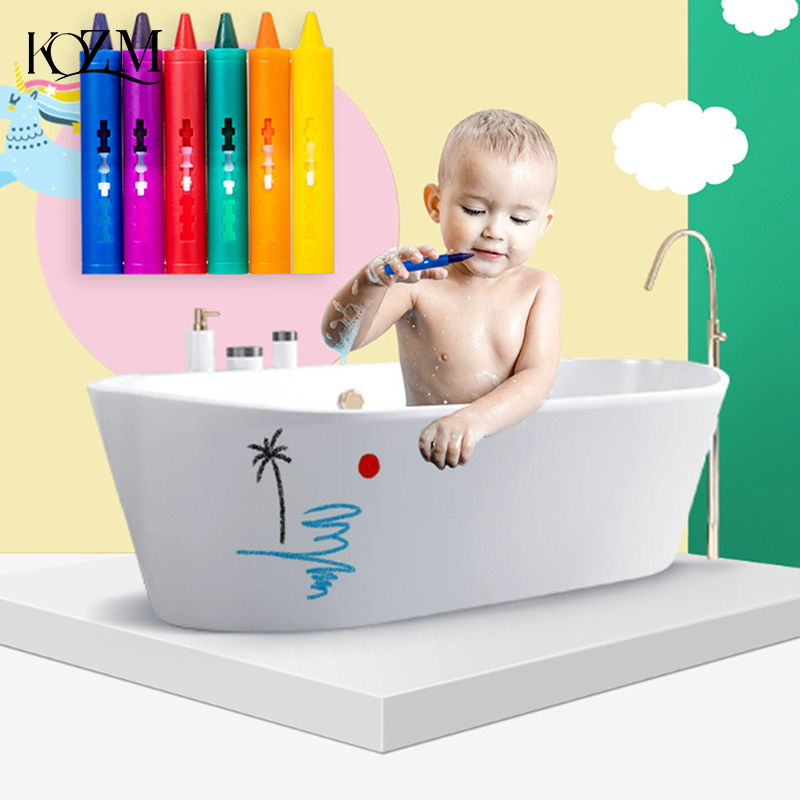 6Pcs Washable Bath Crayons Col - đánh giá và giá Kids Toys Drawing Easy